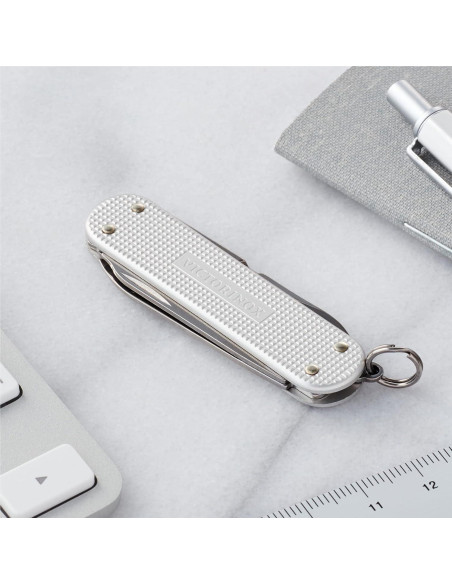 Cuchillo de bolsillo Victorinox Classic SD Alox Plateado 5 funciones