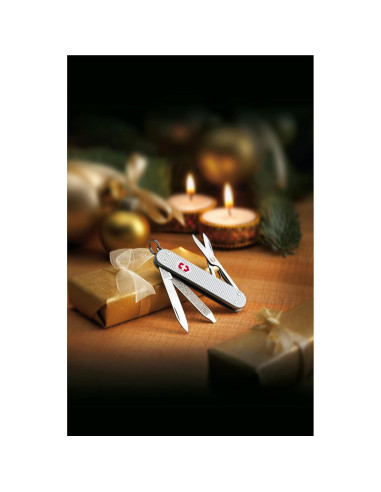 Cuchillo de bolsillo Victorinox Classic SD Alox Plateado 5 funciones