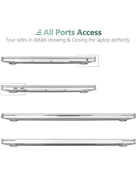 Carcasa DONGKE para MacBook Pro 13" 2020-2024 - Flores Abstractas