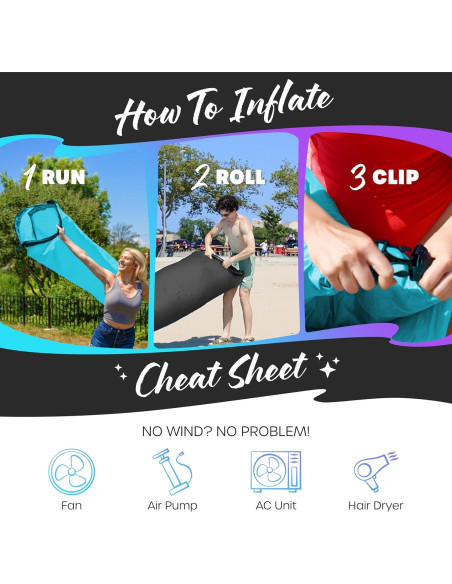 Sillones Inflables Nevlers 2 Pack | Sofá de Aire Impermeable