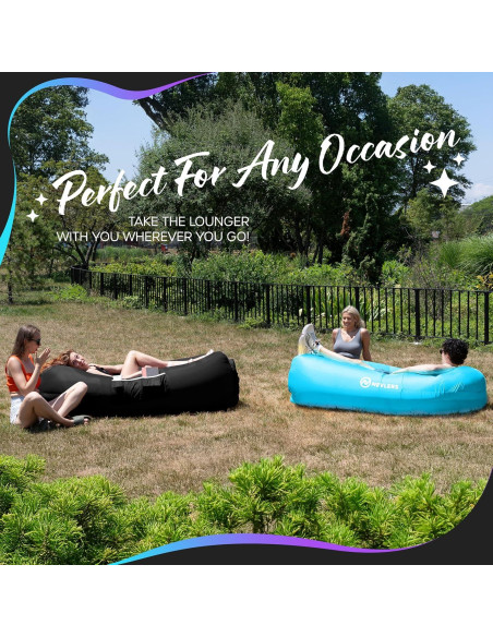 Sillones Inflables Nevlers 2 Pack | Sofá de Aire Impermeable