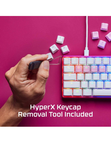 Kit de Teclas de Goma HyperX - 19 Teclas Texturizadas Azul