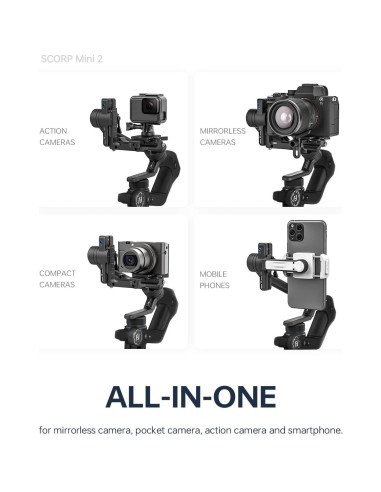 Estabilizador Gimbal FeiyuTech SCORP Mini 2 con AI - Negro