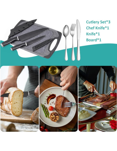 Juego de Utensilios de Cocina para Camping Logcow - Acero Inoxidable