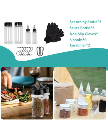 Juego de Utensilios de Cocina para Camping Logcow - Acero Inoxidable