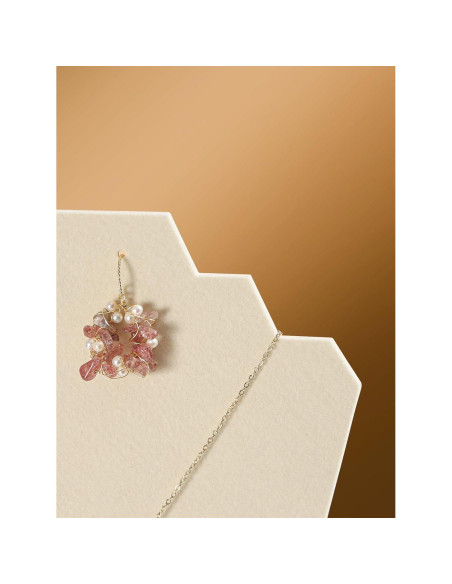 Conjunto de Joyería Beige 4 Piezas Coward para Collares Conjunto de Joyería Beige 4 Piezas Coward para Collares