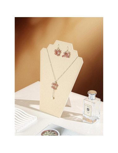 Conjunto de Joyería Beige 4 Piezas Coward para Collares