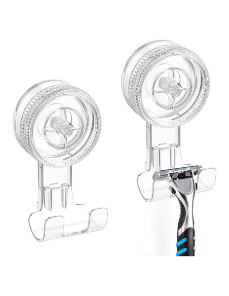 Ganchos de Succión LUXEAR - Paquete de 2, 3 KG, PVC