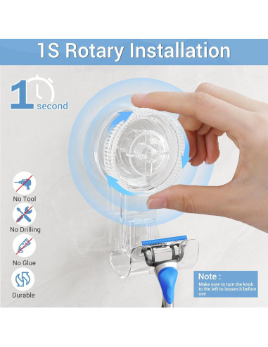 Ganchos de Succión LUXEAR - Paquete de 2, 3 KG, PVC