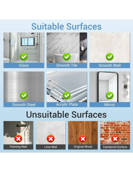 Ganchos de Succión LUXEAR - Paquete de 2, 3 KG, PVC