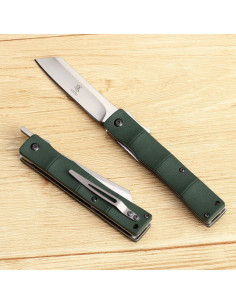 Cuchillo de bolsillo KATSU JRF01 acero D2 mango G10 19.05 cm 2