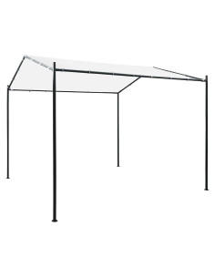 Gazebo Exterior FUDUGEHMIOFWFJJ Blanco 2.99m x 2.99m x 2.59m