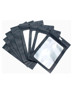 100 Bolsas Mylar Reutilizables 24/7 BAGS 7.62x10.16cm Grado Alimenticio