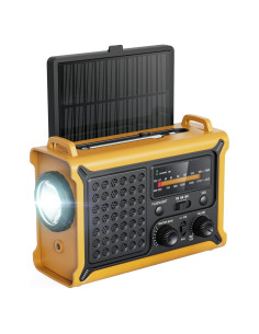 Radio Meteorológica Raynic CR1030 12000mAh Solar y Manivela