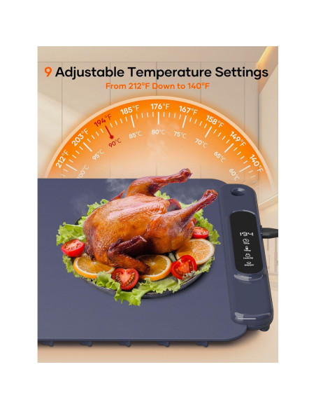 Alfombrilla Calentadora Eléctrica Viemon FWM-01B 300W Azul