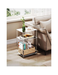 Mesa Lateral Acrílica Solaround ESTANTE 3 Niveles 58.42cm 2