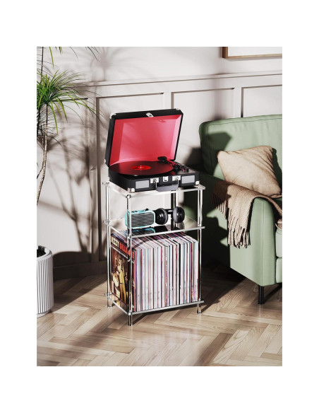 Mesa Lateral Acrílica Solaround ESTANTE 3 Niveles 58.42cm