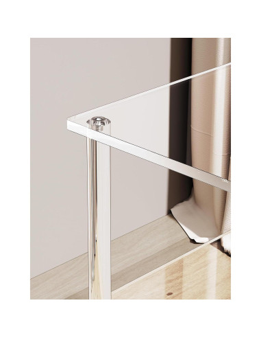 Mesa Lateral Acrílica Solaround ESTANTE 3 Niveles 58.42cm