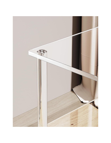Mesa Lateral Acrílica Solaround ESTANTE 3 Niveles 58.42cm