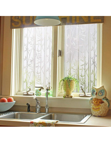 Película de Ventana Esmerilada Finnez 29.9x200 cm Bambú