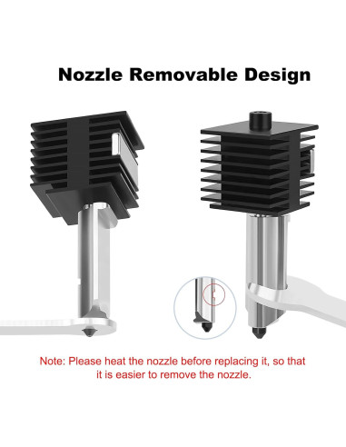 Kit de Hotend 0.2mm HIKUDIY para Impresora 3D Bambu Lab A1 Mini