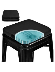 Cojines de Silla Magnéticos SINOSSO de Terciopelo - Set de 2