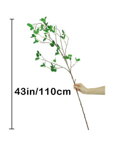 Ramas de Verdura Artificial Ollain 4 Paquete 109 cm Eucalipto 2