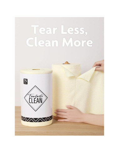 Paños de Microfibra Fantasticlean 75 Unidades 30.48x30.48cm Beige