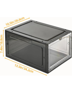 Caja Organizadora de Gorras Beehomay, 2 Paquetes Apilables 2