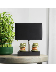 Lámpara de Mesa Cerámica Diseños Elegantes LT1147-BLK Negro 2