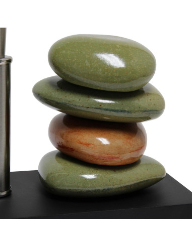 Lámpara de Mesa Cerámica Diseños Elegantes LT1147-BLK Negro