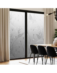 Película de Privacidad Floral OXING 30x200 cm Vinilo 2
