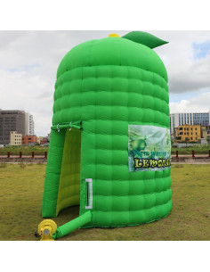 Stand Inflable de Limón Verde Yuhuya 3.05x3.05x4.57m con Ventilador 2