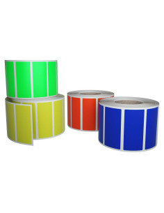 Etiquetas Adhesivas Rectangulares Royal Green 40mm x 19mm - 2000 Unidades