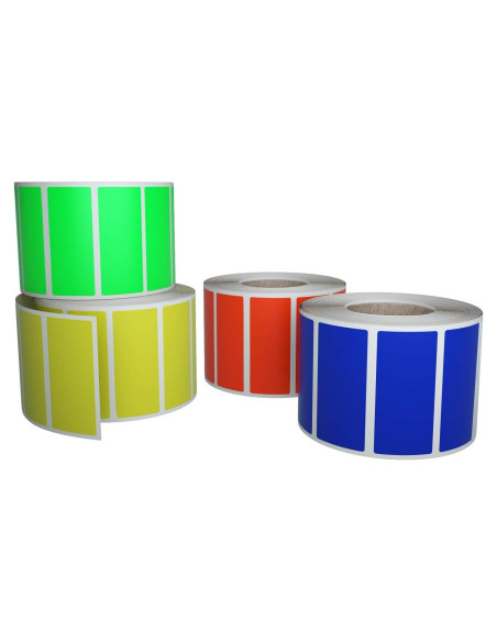 Etiquetas Adhesivas Rectangulares Royal Green 40mm x 19mm - 2000 Unidades