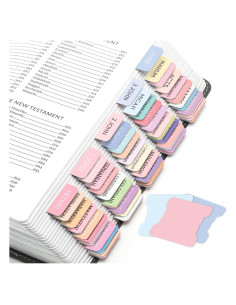 Juego de 10 Etiquetas de Biblia Bozenu - Antiguo y Nuevo Testamento