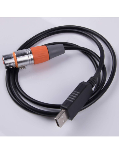Adaptador USB a DMX Usangreen 1.83m FT232RL XLR 3 Pines