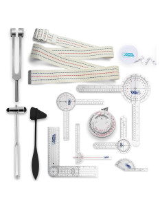 Set Completo de Goniómetros ASA Techmed para Terapia Física