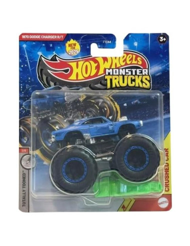 Hot Wheels Monster Trucks Dodge Charger R/T Toon 1/4 - Nuevo 2025
