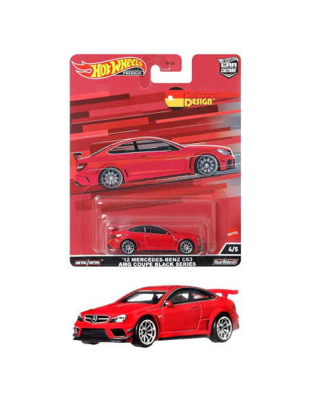 Hot Wheels C63 AMG Coupe Black Series 1:64 Metal a Escala