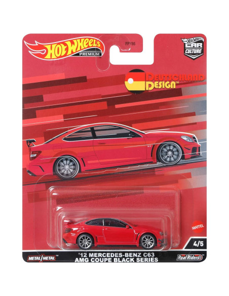 Hot Wheels C63 AMG Coupe Black Series 1:64 Metal a Escala