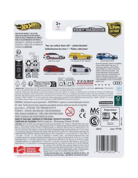 Hot Wheels Audi RS 6 Avant Premium 1:64 para Niños 3+