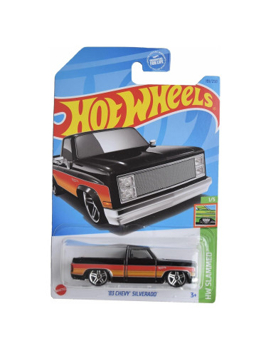 Hot Wheels Chevy Silverado 1983 Escala 1:64 Metal 59g