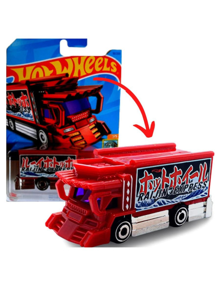 Hot Wheels Raijin Express HW Haulers 1:64 Caza del Tesoro