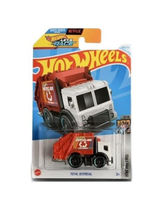 Coche de Juguete Hot Wheels Total Disposal Rojo 1:64