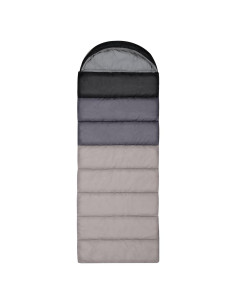 Saco de dormir Outplea gris 3 estaciones 1.4 kg para camping