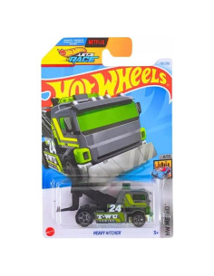 Hot Wheels Heavy Hitcher Gris Verde 1:64 Mattel Juguete