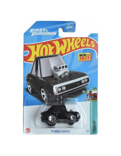 Hot Wheels Dodge Charger 1970 Escala 1:64 Negro