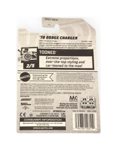 Hot Wheels Dodge Charger 1970 Escala 1:64 Negro 2