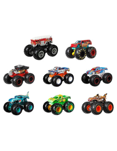 Hot Wheels Monster Trucks 8-Pack Camiones Monstruo 1:64